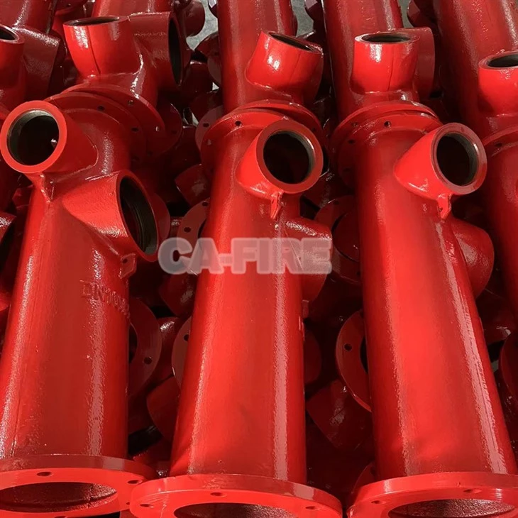 Outdoor Russian Type Fire Hydrant DN100×65 For Fire Protection Systems factory