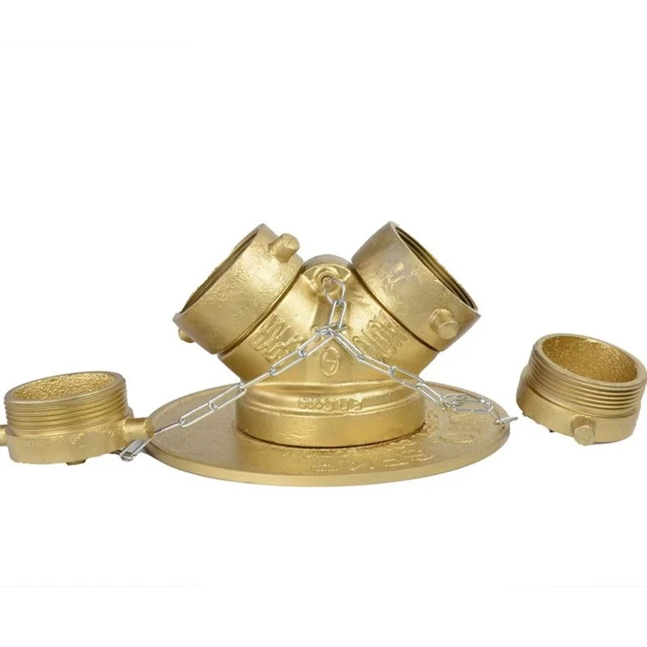 Siamese Connection Valve With Clapper